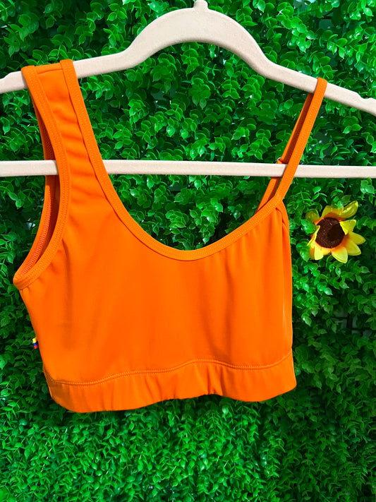 Orange One shoulder