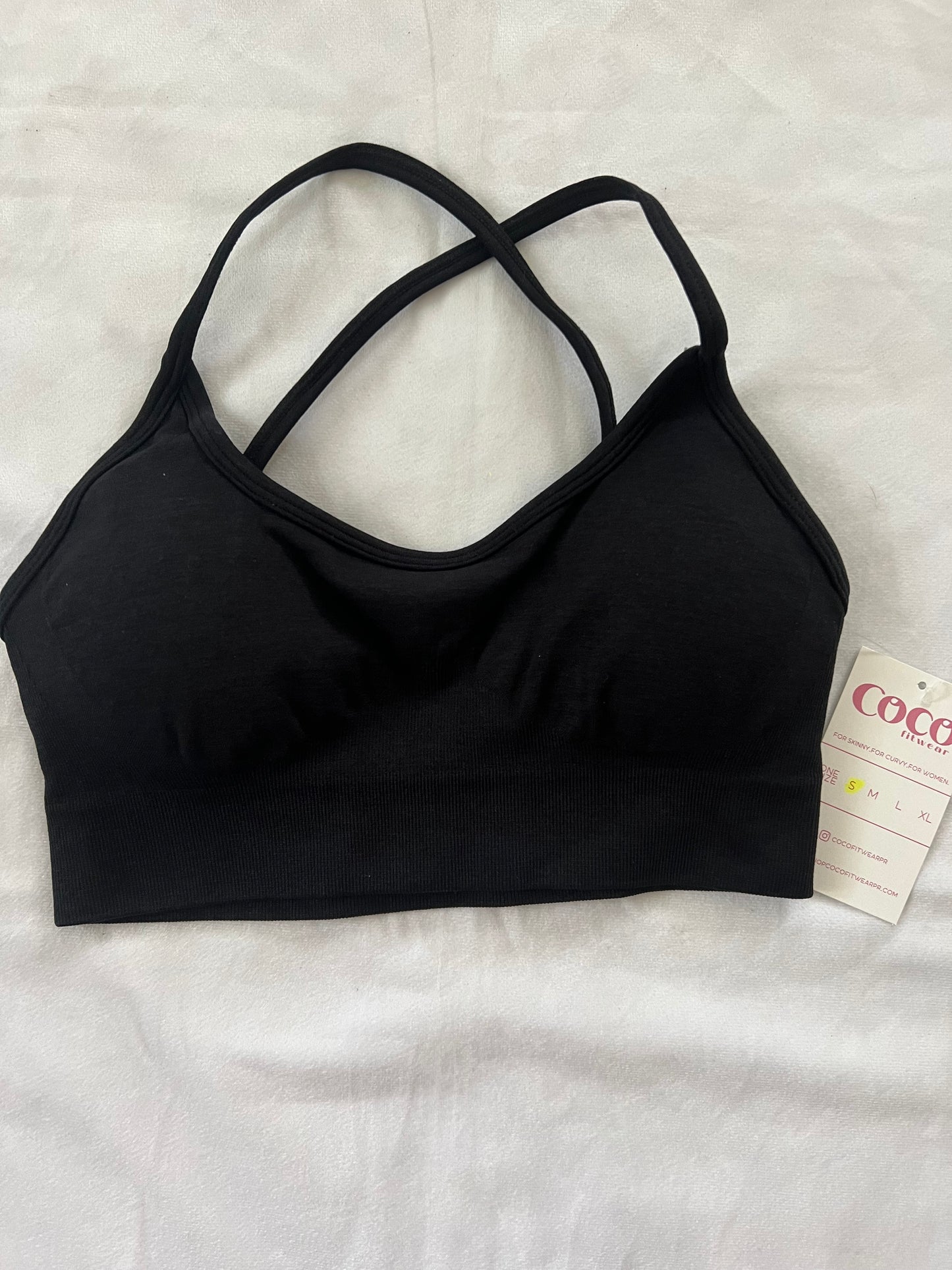 Black Seamless Top