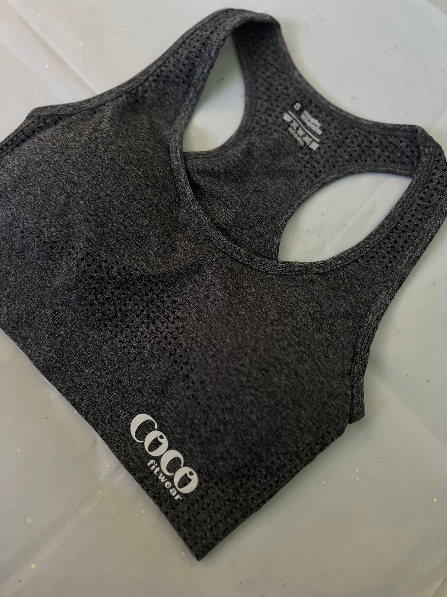 Charcoal Sport Bra