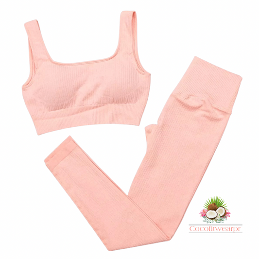 Peach Seamless Set