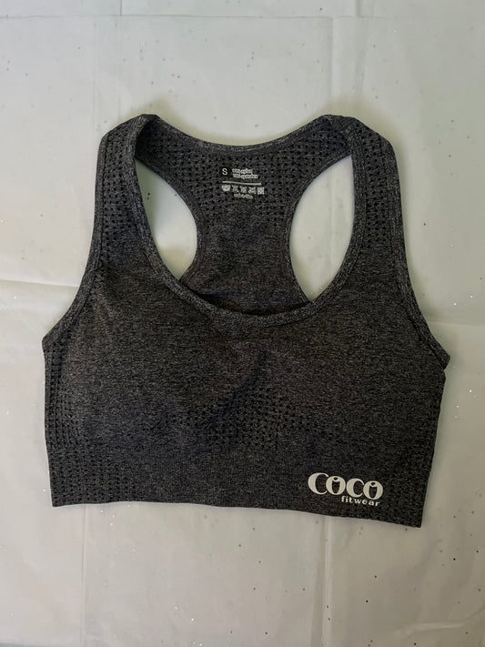 Charcoal Sport Bra