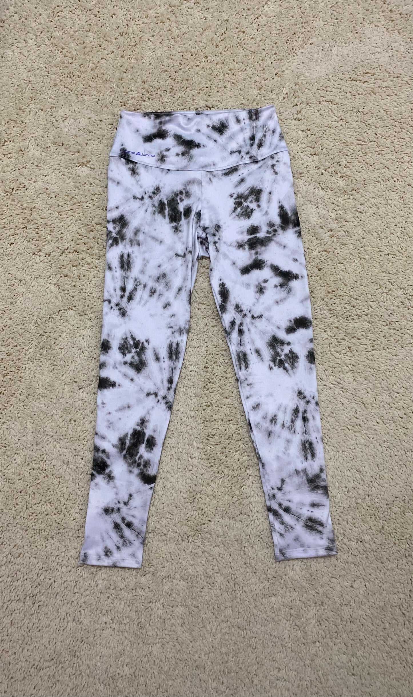 Black & White Tie Dye Legging